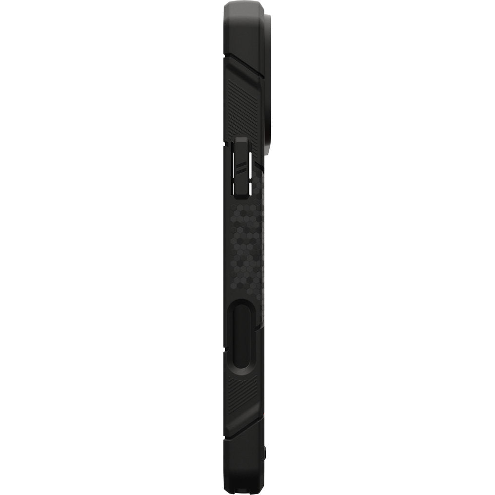 Gepanzerte Handyhülle für iPhone 18 Pro Max / 17 Pro Max, UAG Monarch Pro Kevlar Mag mit MagSafe, Orange und Schwarz mit Kevlar (12/16)