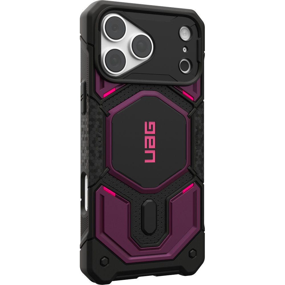 Handyhülle für iPhone 18 Pro Max / 17 Pro Max, UAG Monarch Pro mit MagSafe, Violett und Schwarz (3/16)