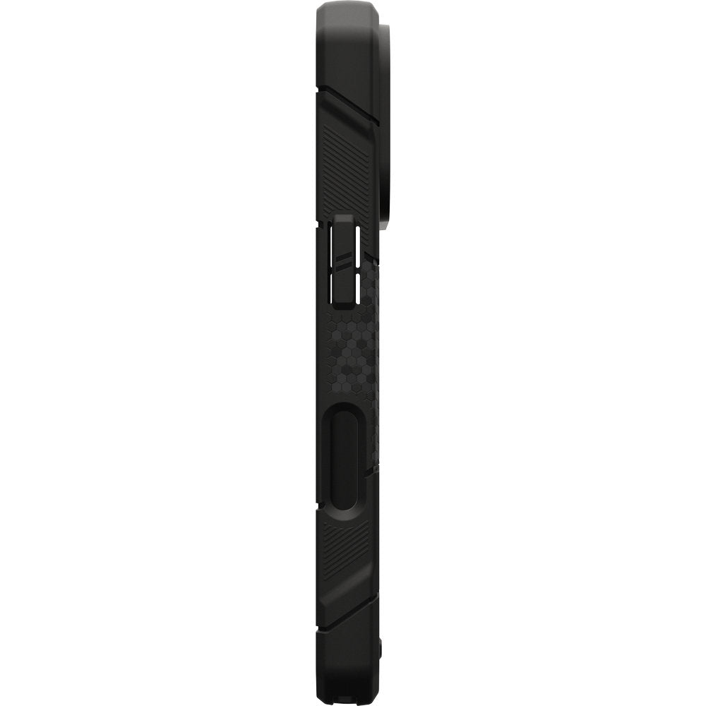 Gepanzerte Handyhülle für iPhone 18 Pro / 17 Pro, UAG Monarch Pro Kevlar Mag mit MagSafe, Schwarz mit Kevlar (12/16)