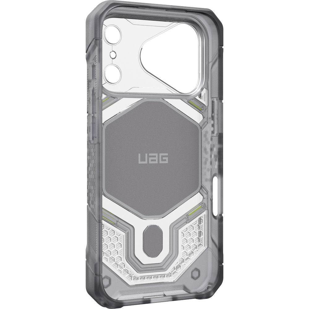 Handyhülle für iPhone 18 Pro / 17 Pro, UAG Monarch Pro mit MagSafe, Transparent und Grau (14/16)