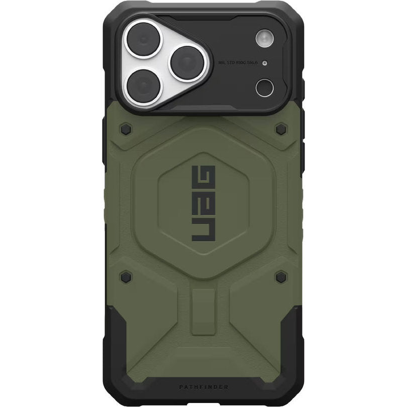 Handyhülle für iPhone 18 Pro Max / 17 Pro Max, UAG Pathfinder mit MagSafe, Olivgrün mit Schwarzen Elementen (1/5)