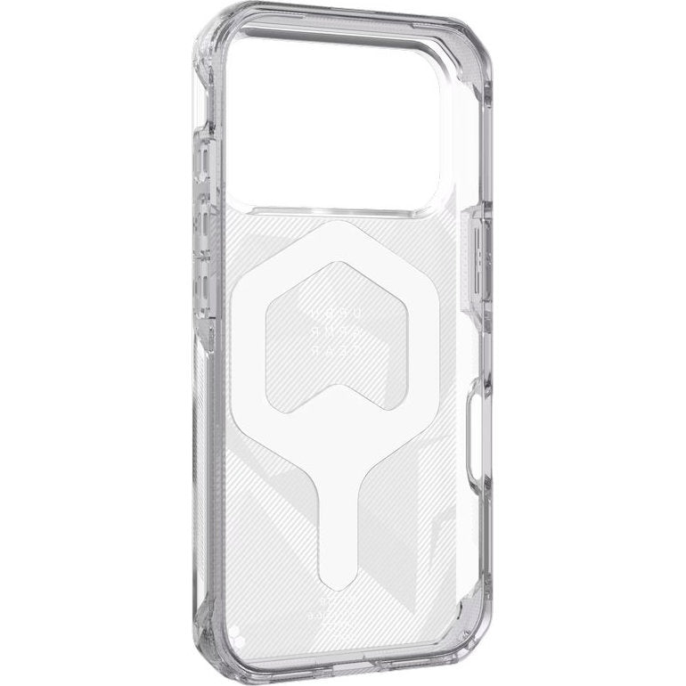 Handyhülle für iPhone 18 Pro / 17 Pro, UAG Plyo mit MagSafe, Transparent und Grau gemustert (2/5)