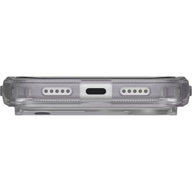 Handyhülle für iPhone 18 Pro / 17 Pro, UAG Plyo mit MagSafe, Transparent und Grau gemustert (5/5)
