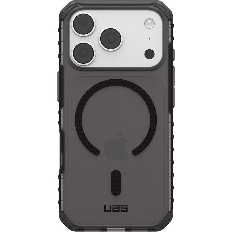Handyhülle für iPhone 18 Pro / 17 Pro, UAG Plyo LT mit MagSafe, Durchscheinend-Schwarz (1/5)