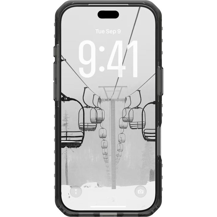 Handyhülle für iPhone 18 Pro / 17 Pro, UAG Plyo LT mit MagSafe, Durchscheinend-Schwarz (4/5)