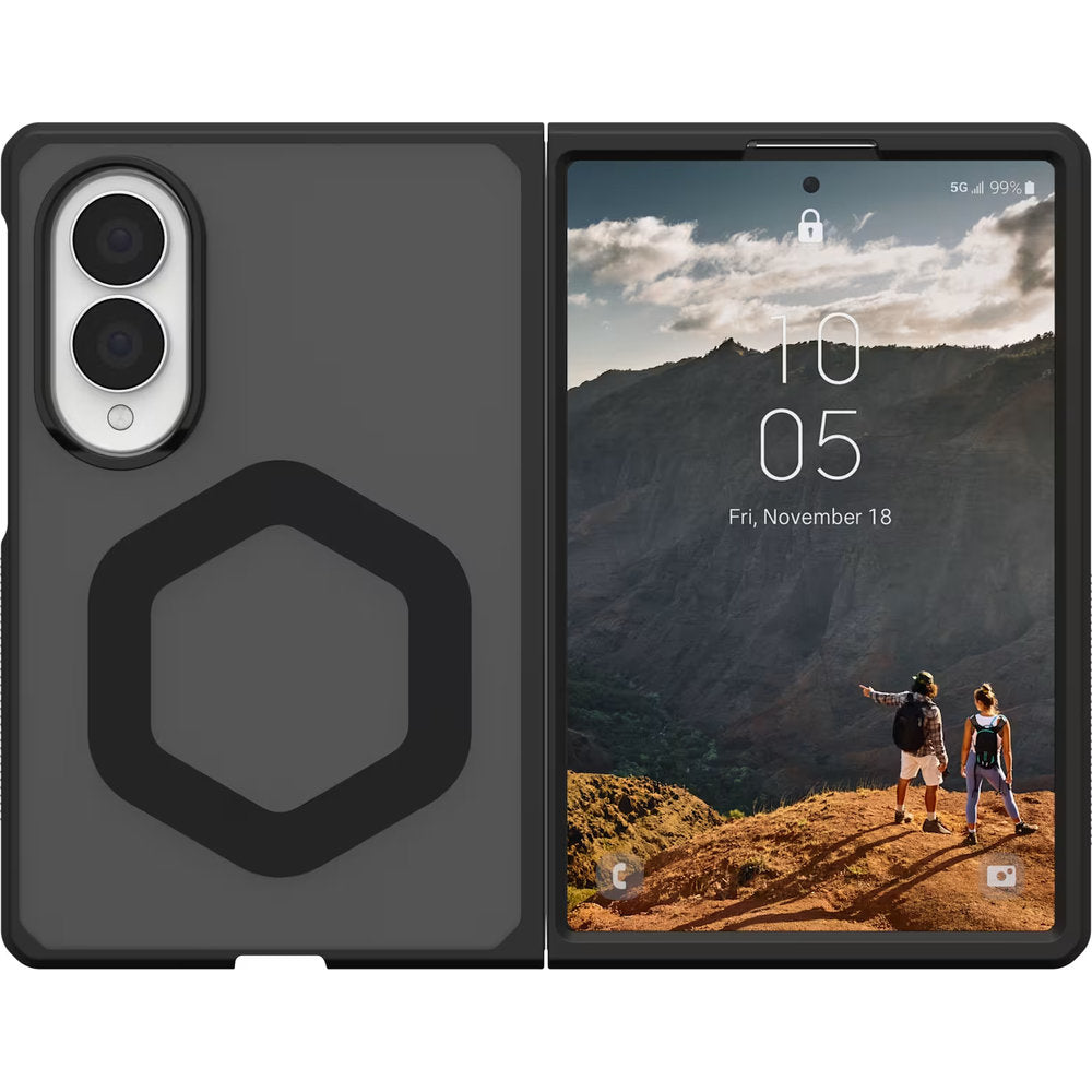 Handyhülle für Galaxy Z Fold8, UAG Mouve, Durchscheinend mit schwarzen Rahmen (1/12)