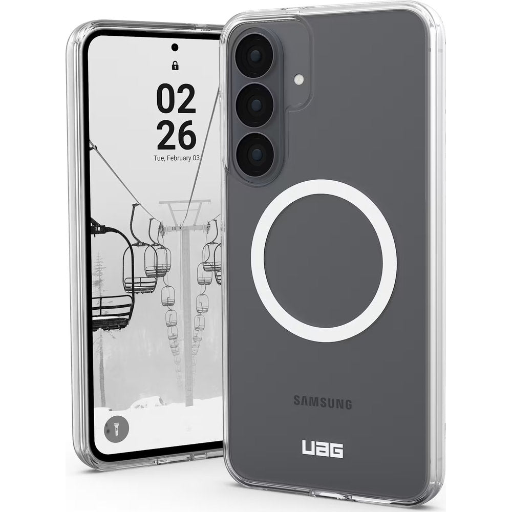 Handyhülle für Galaxy S26 FE, UAG Scout Clear mit MagSafe, Transparent-Weiß (1/6)