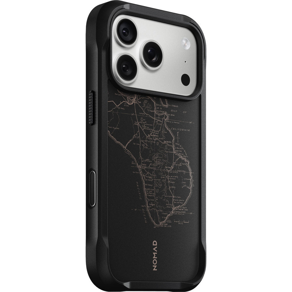 Handyhülle für iPhone 18 Pro / 17 Pro, Nomad Rugged Case mit MagSafe, Schwarz Gemustert (1/12)