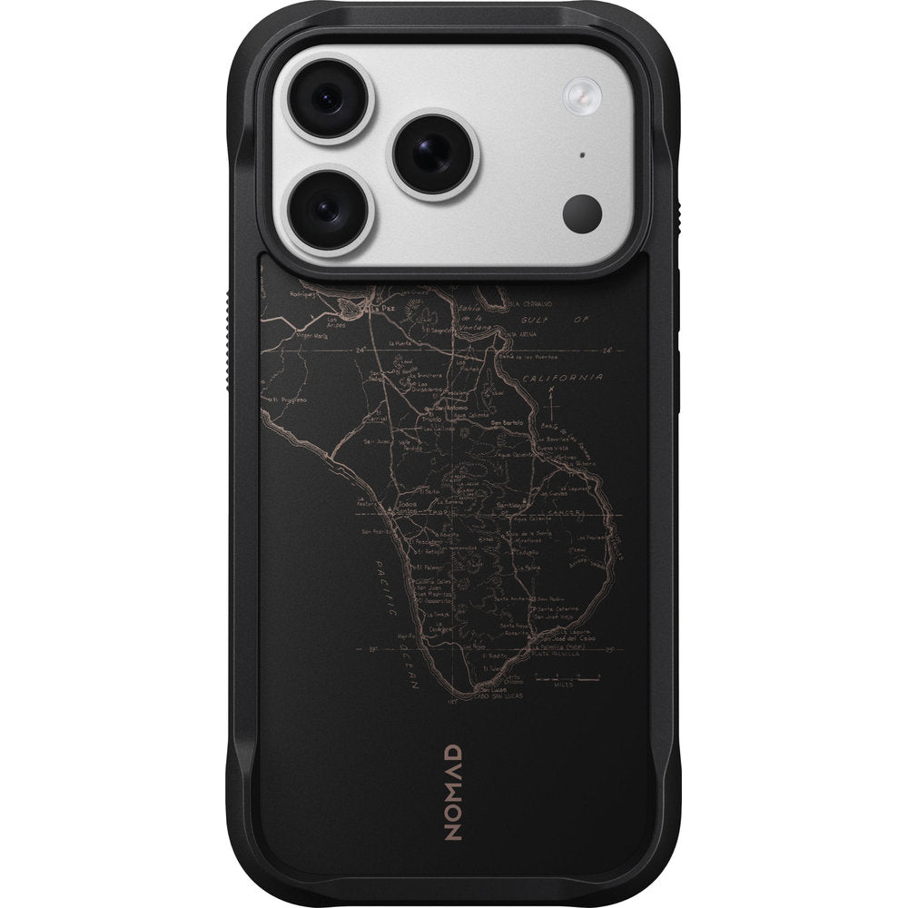 Handyhülle für iPhone 18 Pro / 17 Pro, Nomad Rugged Case mit MagSafe, Schwarz Gemustert (2/12)