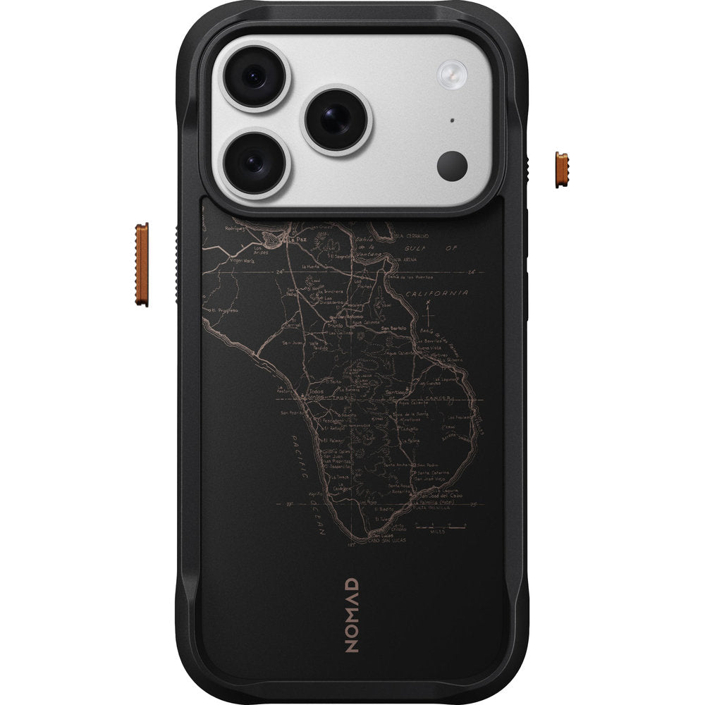 Handyhülle für iPhone 18 Pro / 17 Pro, Nomad Rugged Case mit MagSafe, Schwarz Gemustert (3/12)