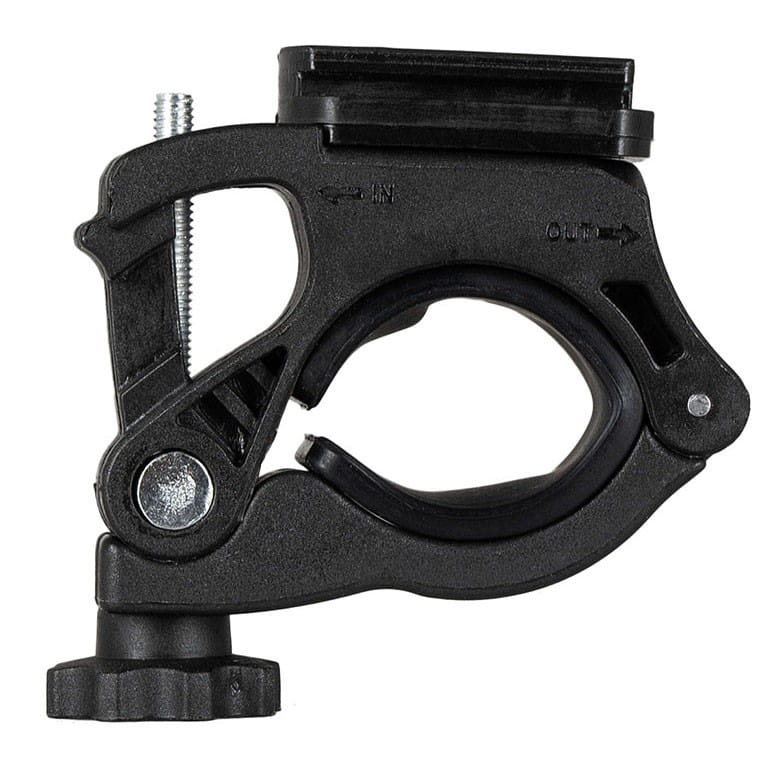 Vayox VA0089 Lenkerhalterung für Fahrradlampen, kompatible und stabile Fahrradlichthalterung in Schwarz für alle Vayox Modelle