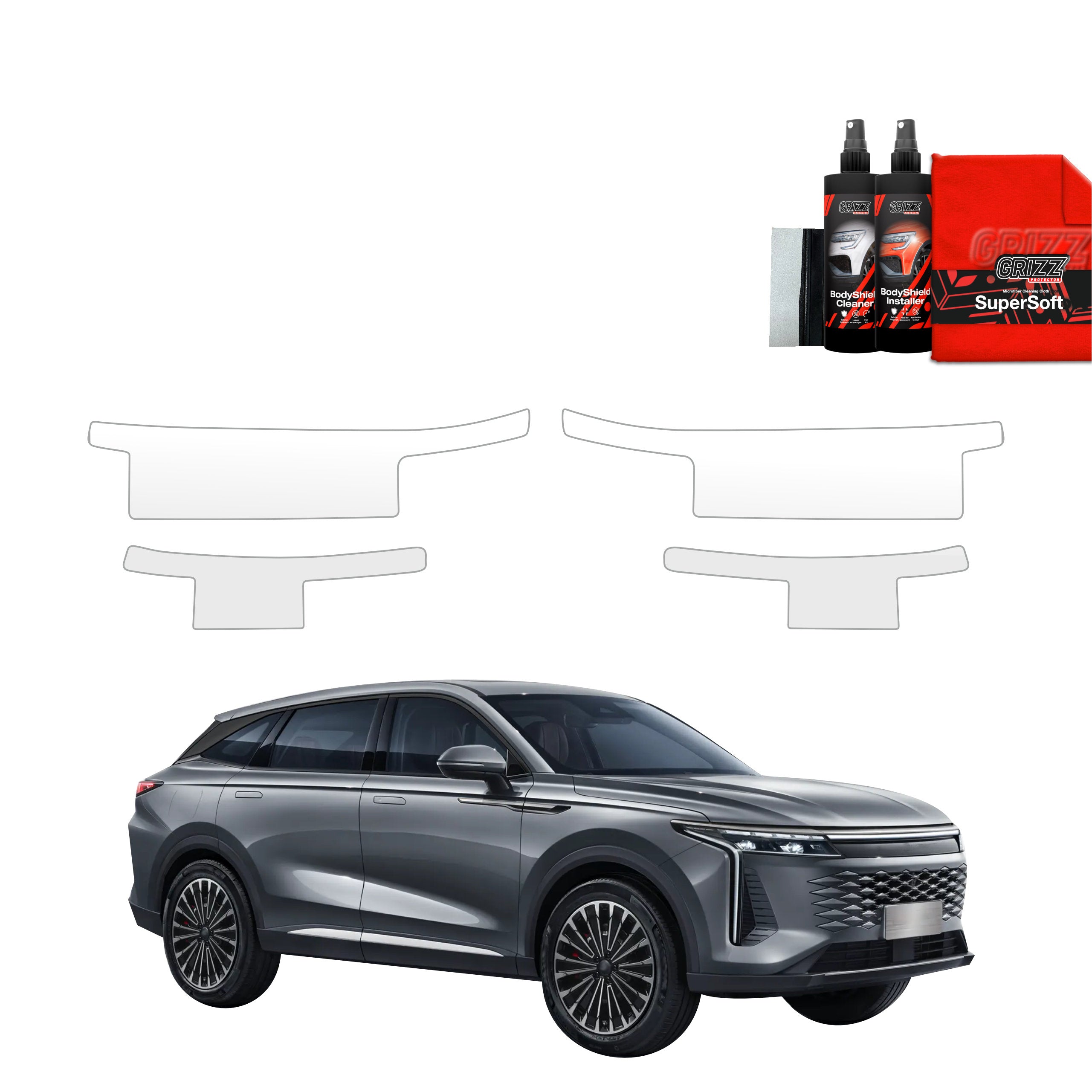 4in1 Schutzfolie Grizz Protector für Schweller - OMODA 9 Super Hybrid (2025-2026)