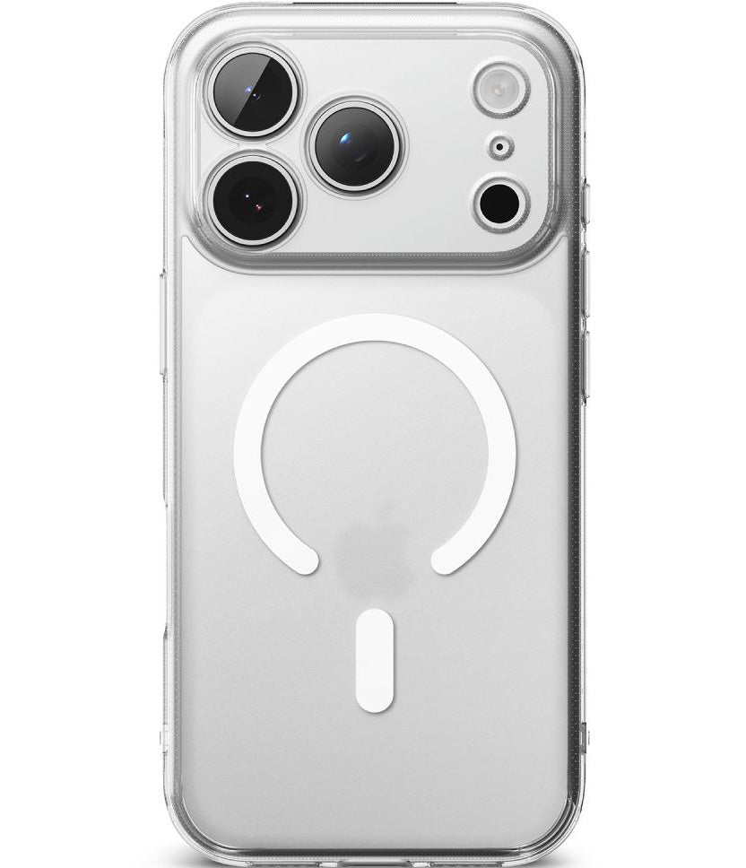 Handyhülle für iPhone 18 Pro Max / 17 Pro Max, Ringke Fusion Magnetic mit MagSafe, Transparent und Weiß (3/8)