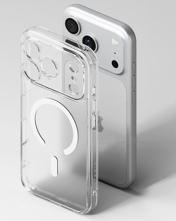 Handyhülle für iPhone 18 Pro Max / 17 Pro Max, Ringke Fusion Magnetic mit MagSafe, Transparent und Weiß (6/8)