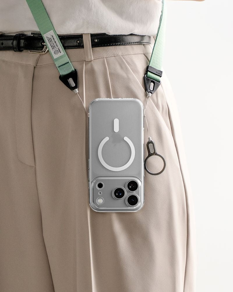 Handyhülle für iPhone 18 Pro Max / 17 Pro Max, Ringke Fusion Magnetic mit MagSafe, Transparent und Weiß (8/8)