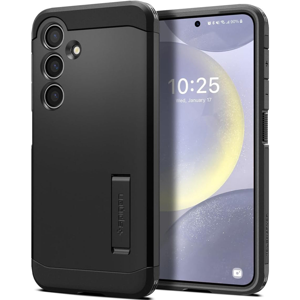 Schutzhülle für Galaxy S24 Plus, Spigen Tough Armor, Schwarz