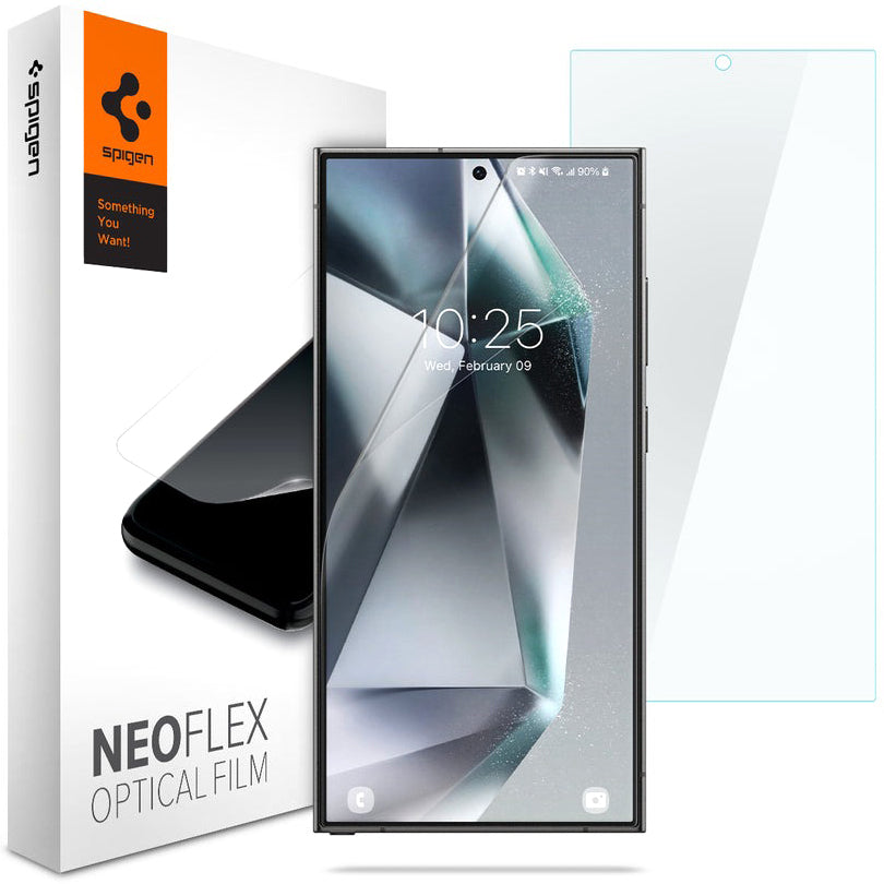 Folie für die Schutzhülle für Galaxy S24 Ultra, Spigen Neo Flex Solid 2-Pack