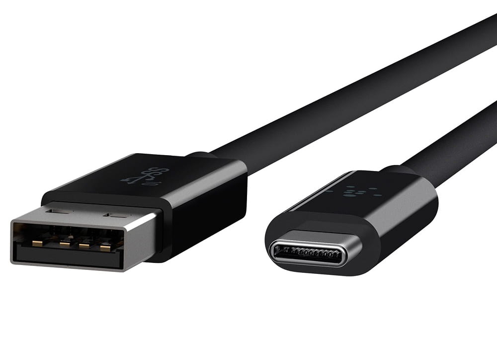 Kabel Belkin PD 3.1 USB-A zu USB-C 3A 1m, Schwarz
