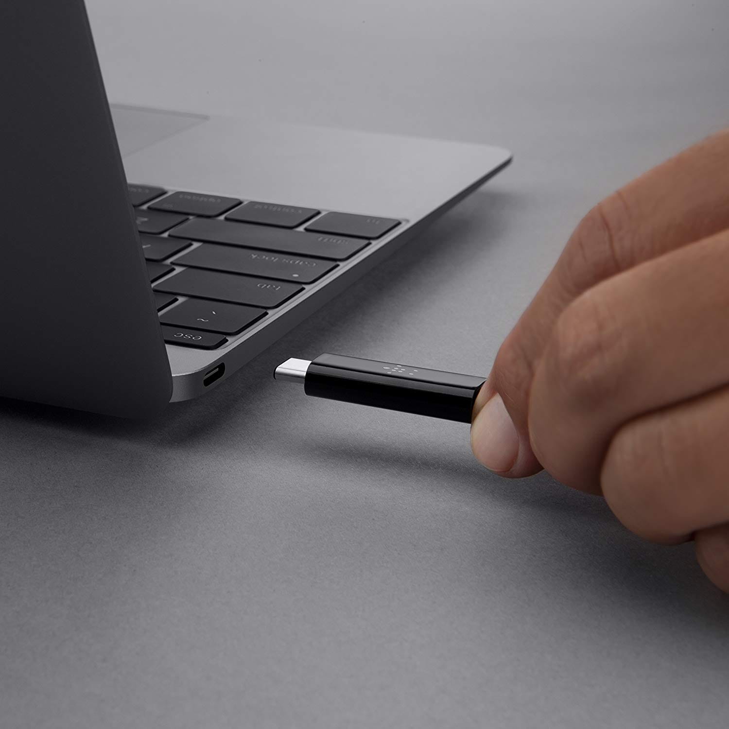 Kabel Belkin PD 3.1 USB-A zu USB-C 3A 1m, Schwarz