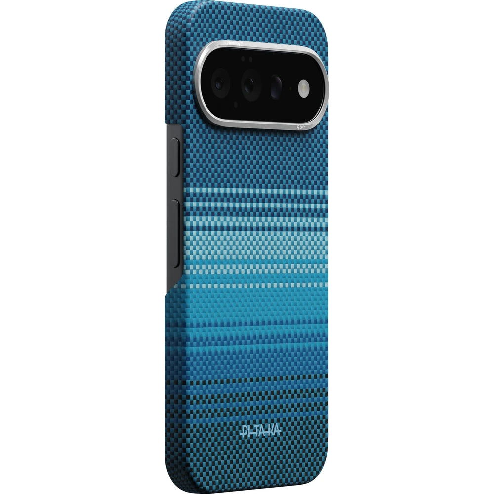 Aramid Handyhülle für Google Pixel 11, PITAKA Ultra-Slim Case mit MagSafe, Schwarz-Grau (9/14)