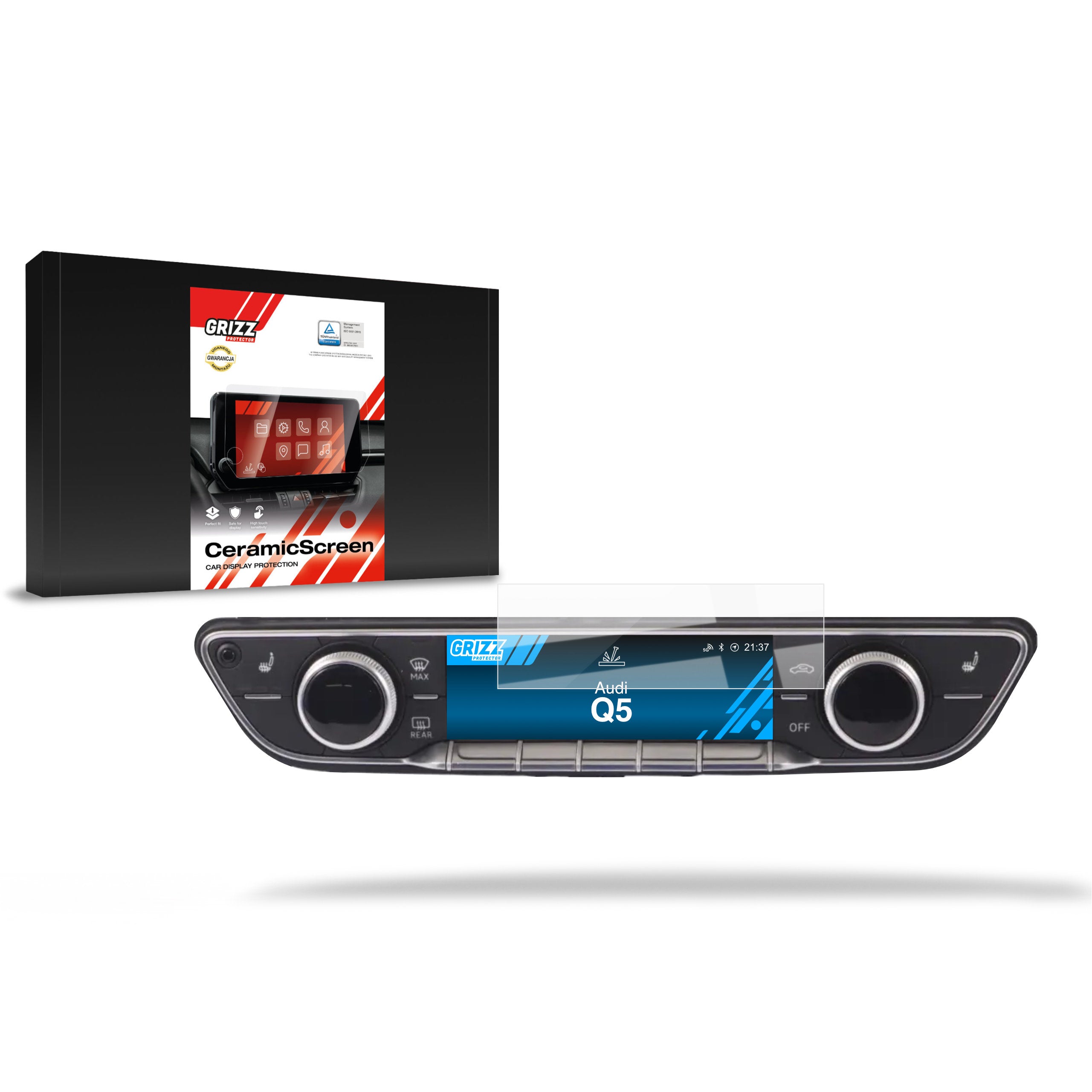 Keramische Autodisplayfolie für Audi Q5 (2016-2019), Grizz Protector