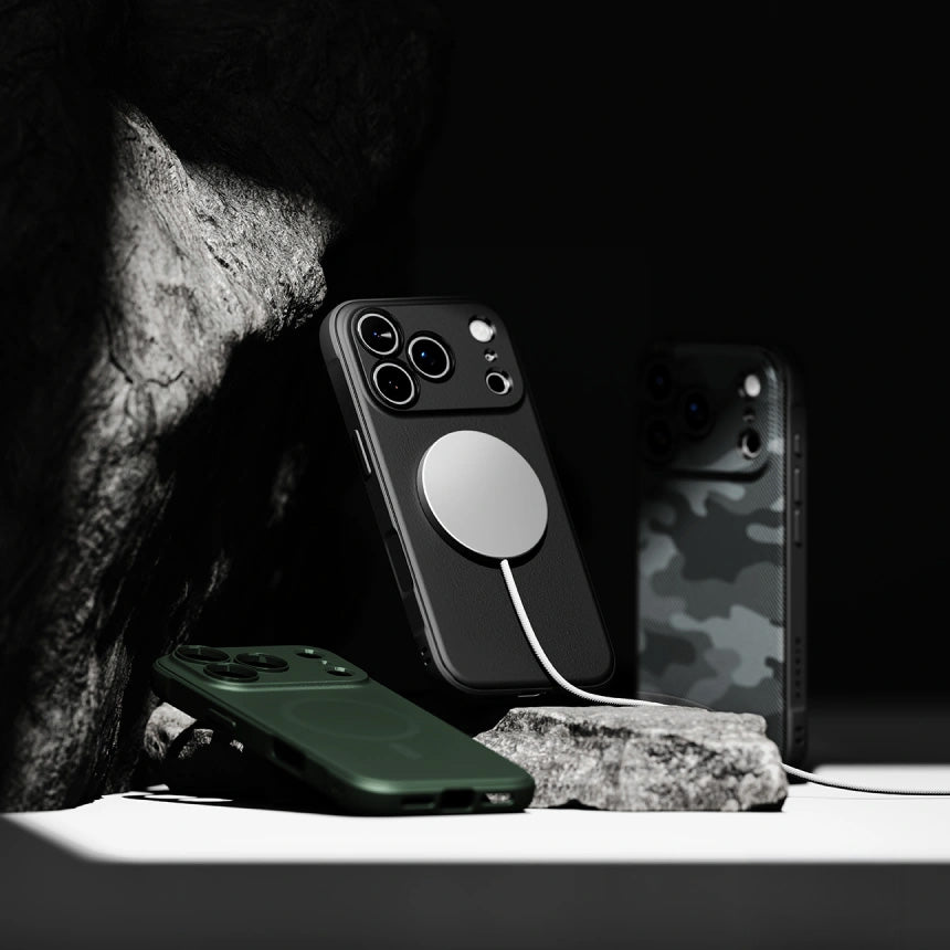 Handyhülle für iPhone 18 Pro Max / 17 Pro Max, Ringke Onyx Magnetic mit MagSafe, Schwarz (8/9)