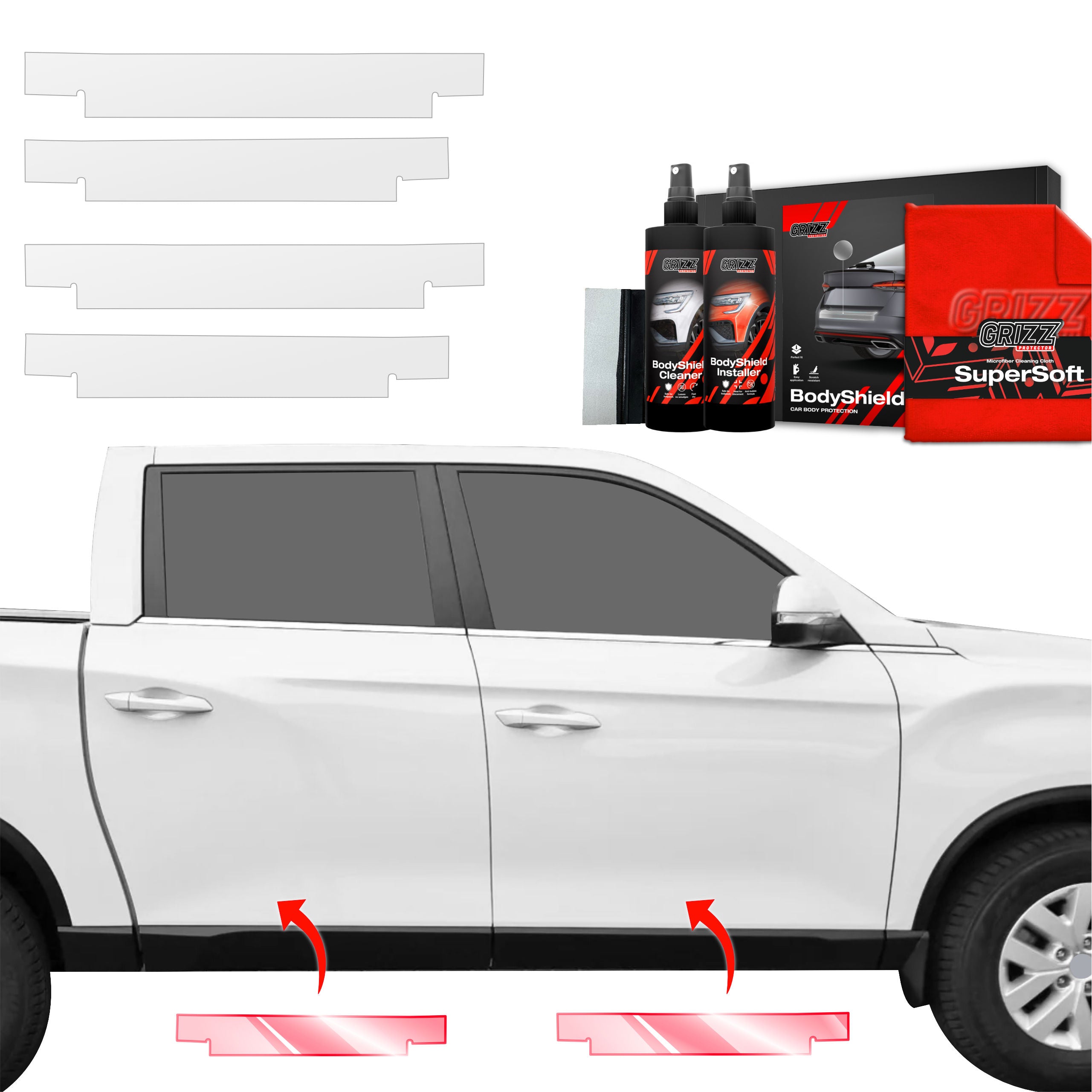 4in1 Schutzfolie Grizz Protector für Schweller - SsangYong Musso (2023-2026)