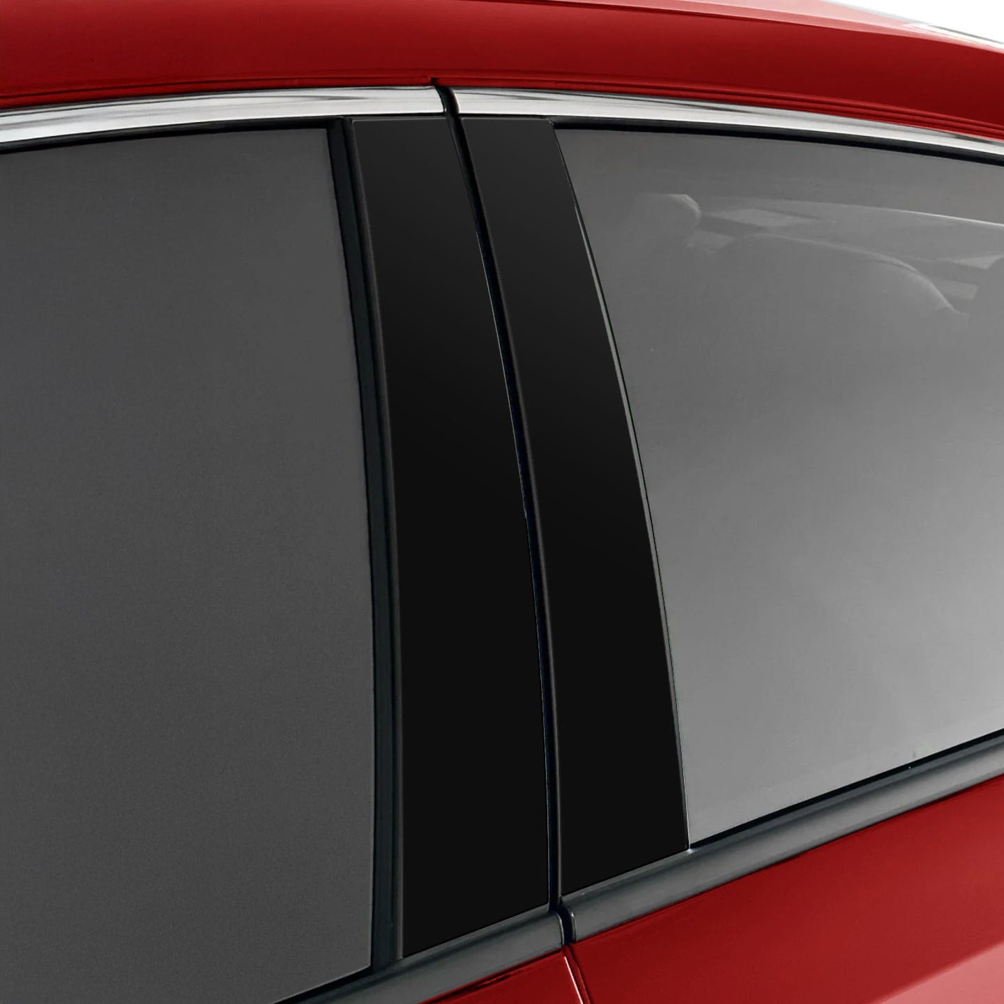 4in1 Schwarze Grizz Protector schutzfolie für B-Säule - Skoda Scala (2023- 2025)