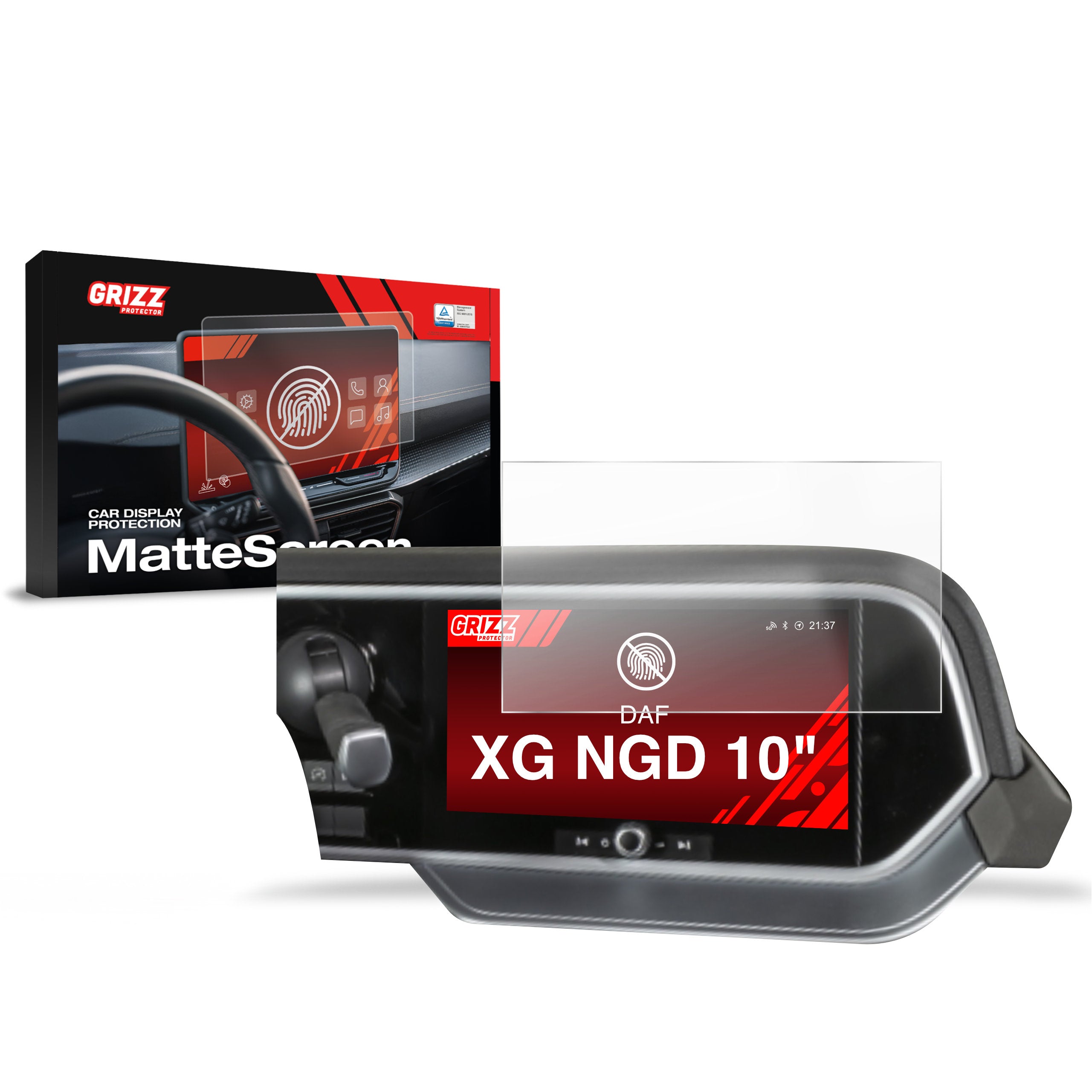 Matte Autodisplayfolie für DAF XG NGD, Grizz Protector