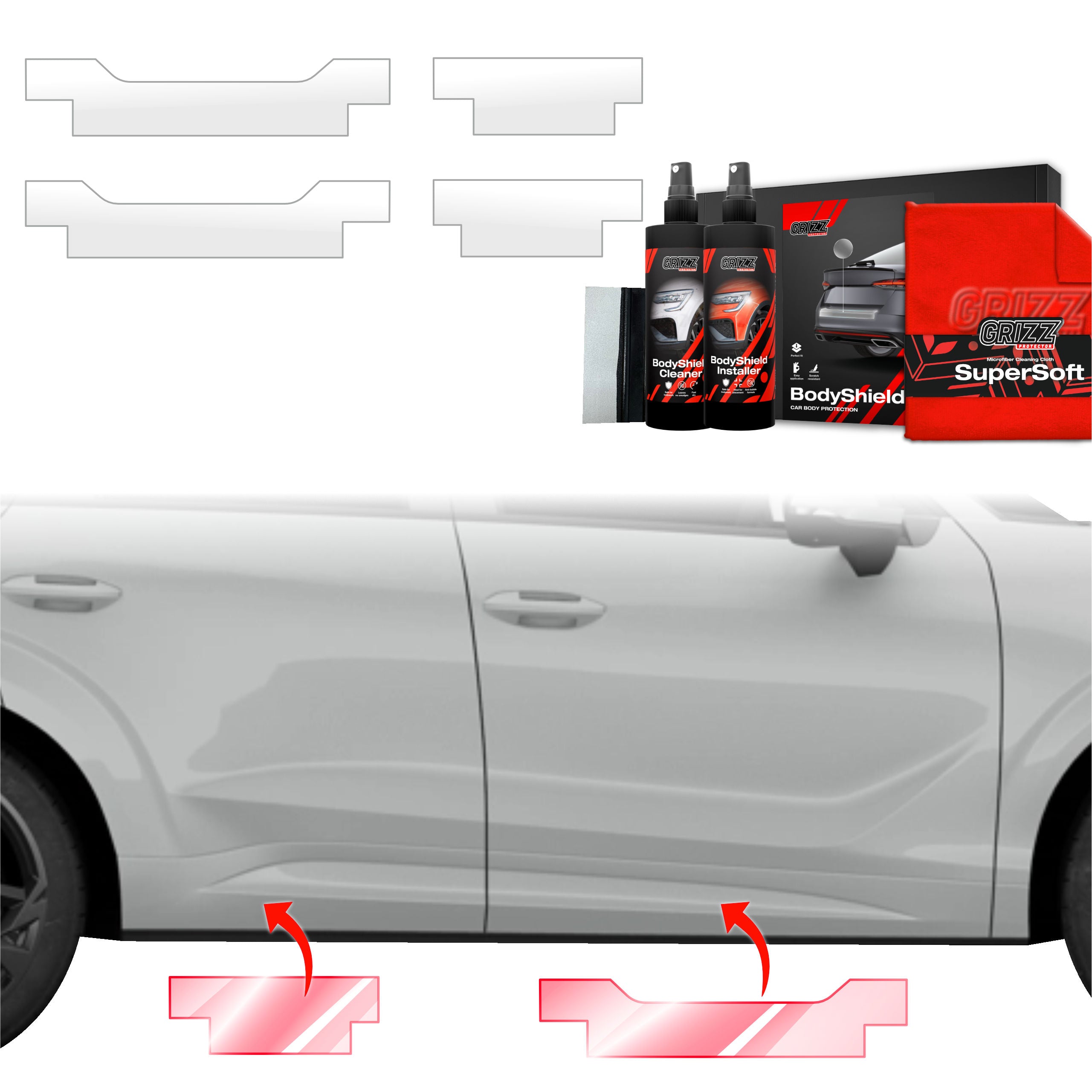 4in1 Schutzfolie Grizz Protector für Schweller - Cupra Terramar (2024-2026)