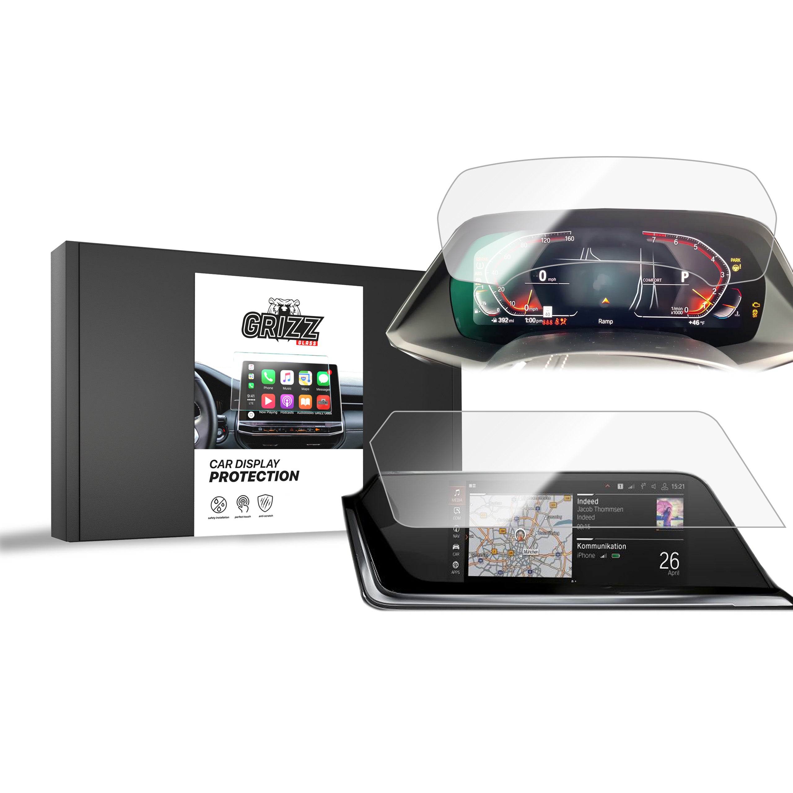 Keramische Autodisplayfolie 2in1 für BMW Z4 G29 10,25" (2019-2026), Grizz Protector