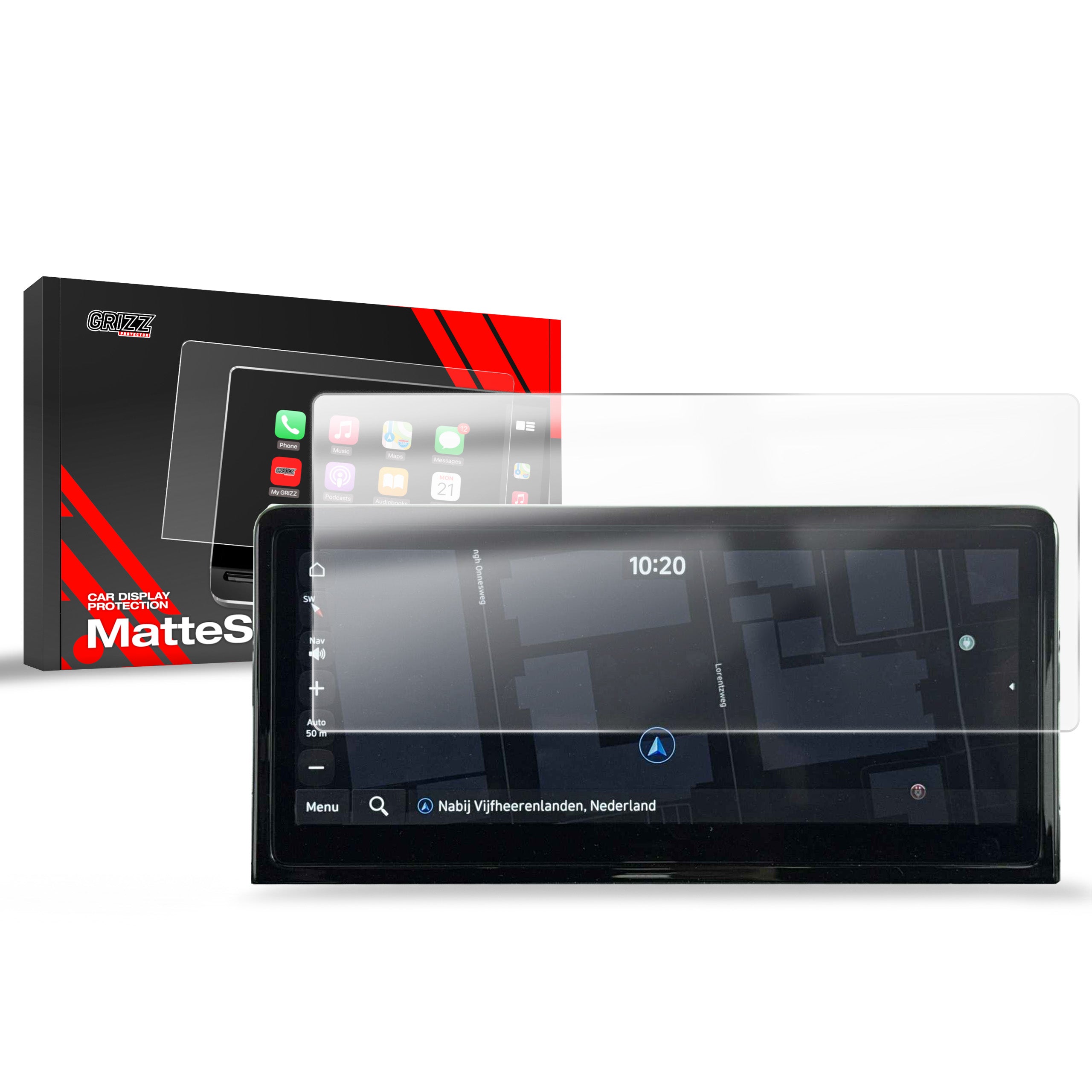 Matte Autodisplayfolie für Hyundai Inster 10,25" (2025-2026), Grizz Protector