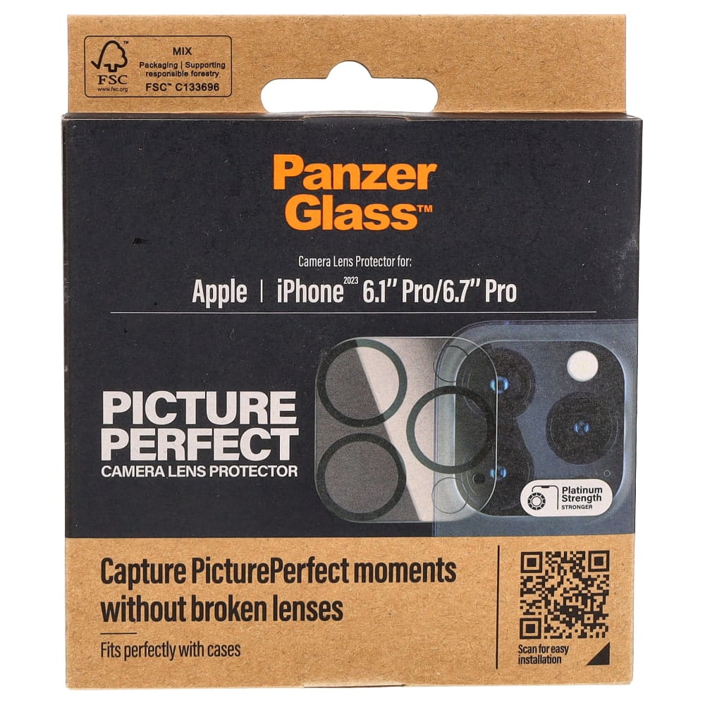 Gehärtetes Glas für die Kamera PanzerGlass Picture Perfect für iPhone 15 Pro Max