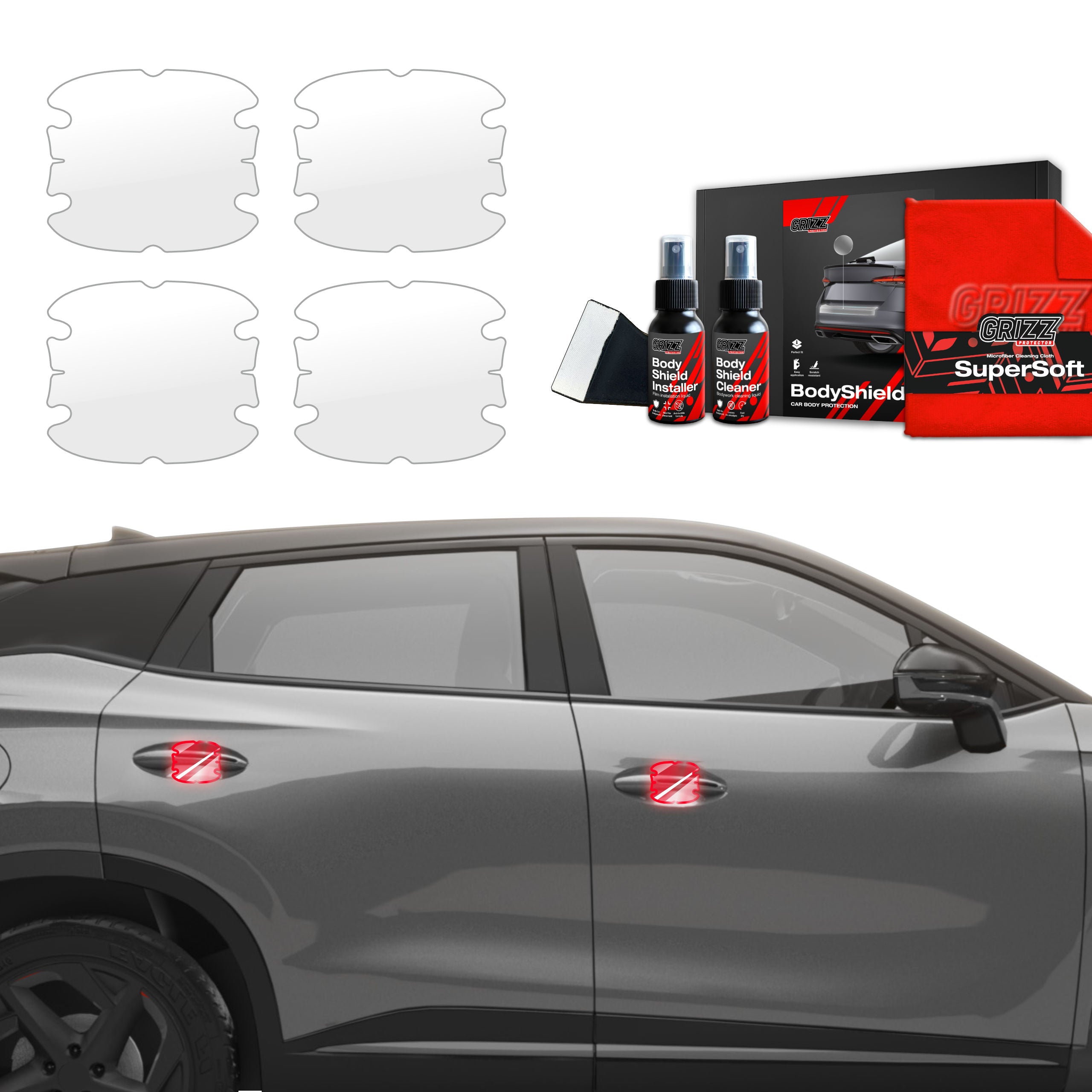 4in1 Schutzfolie Grizz Protector für Türgriffmulden - OMODA 5 Facelift (2024-2026)