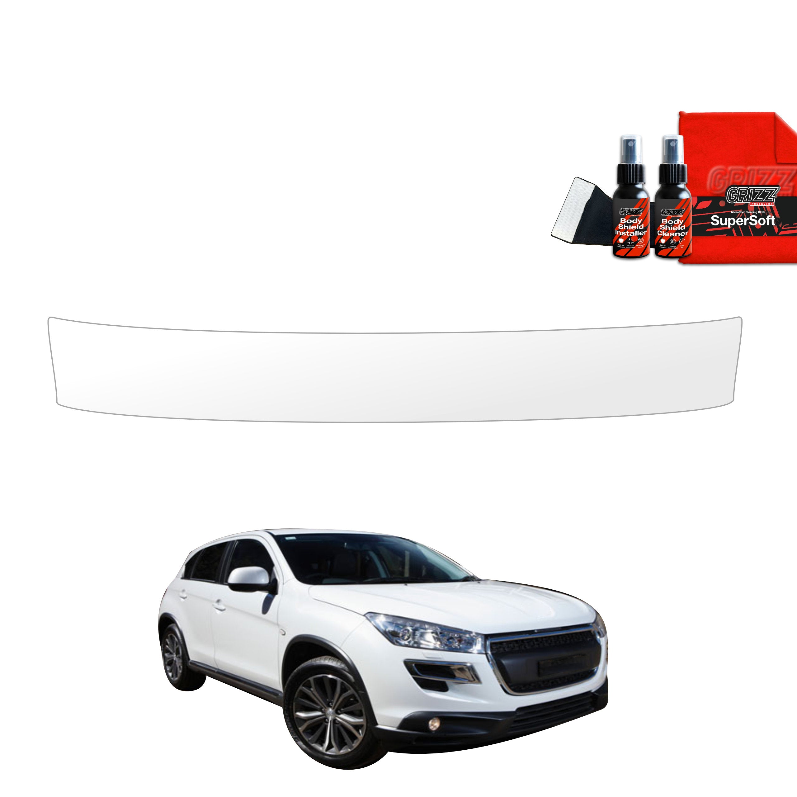 Schutzfolie Grizz Protector für Ladekante - Peugeot 4008 (2012-2017)