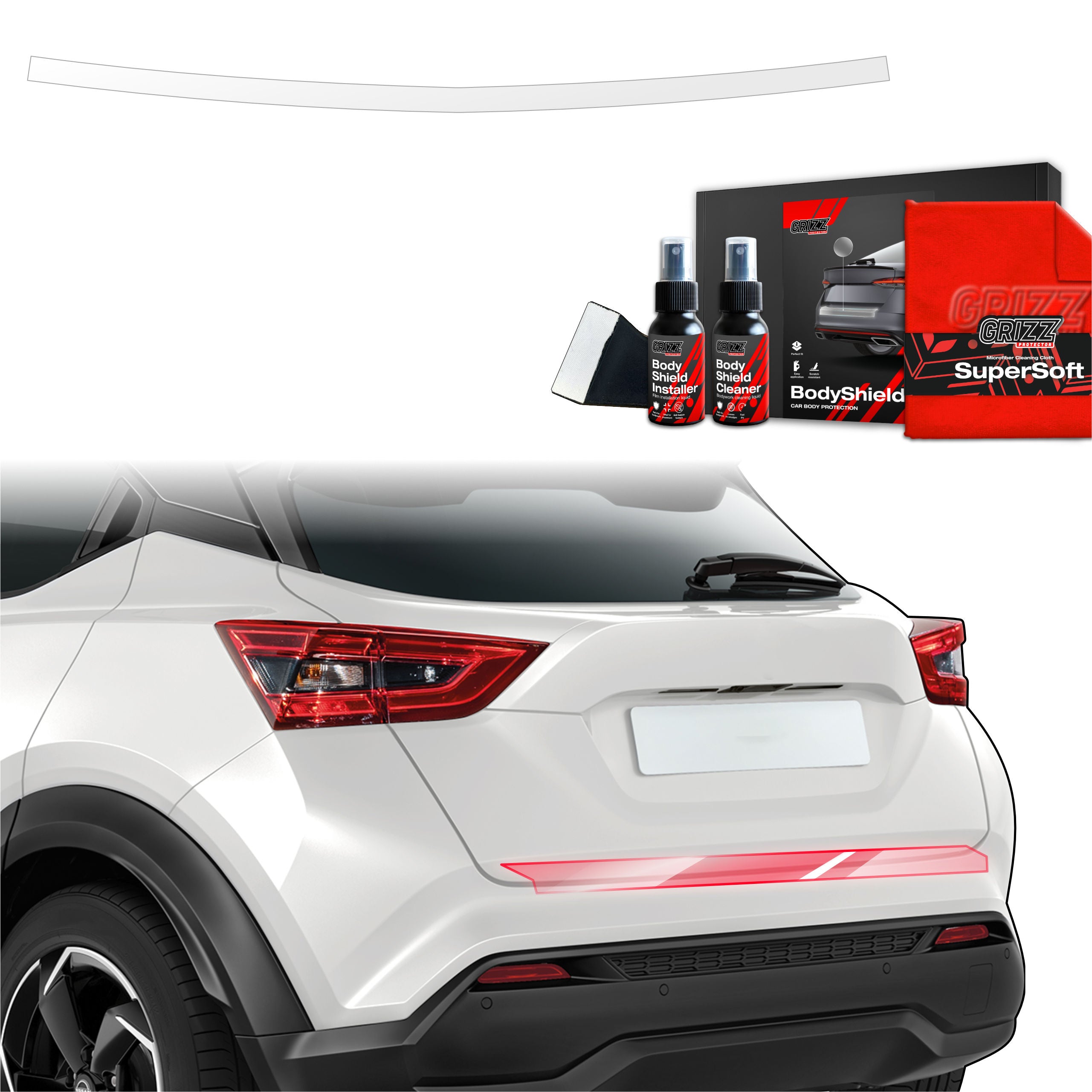 Schutzfolie Grizz Protector für Ladekante - Nissan Juke Facelift (2024-2026)