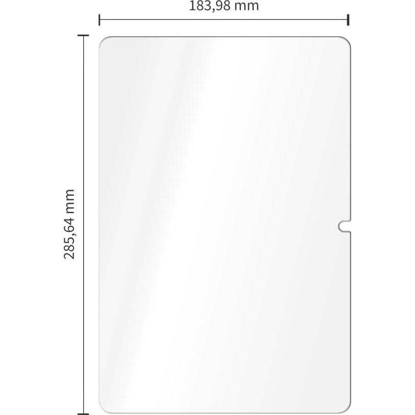 Gehärtetes Glas für Galaxy Tab S12 Plus, Tech-Protect Glass Fit Plus, 2 Stück (9/10)