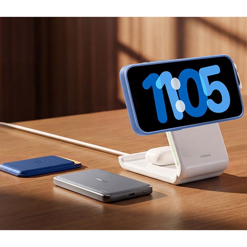 Handyhülle für iPhone 18 Pro / 17 Pro Torras Ostand Q3 Spin, Blau (9/9)