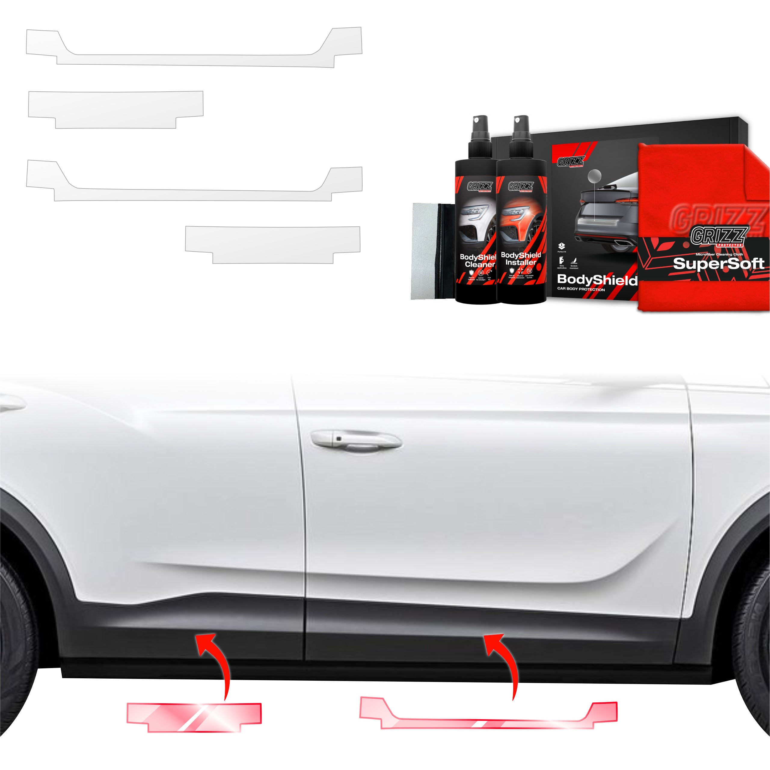 4in1 Schutzfolie Grizz Protector für Schweller - SsangYong Korando (2023-2026)