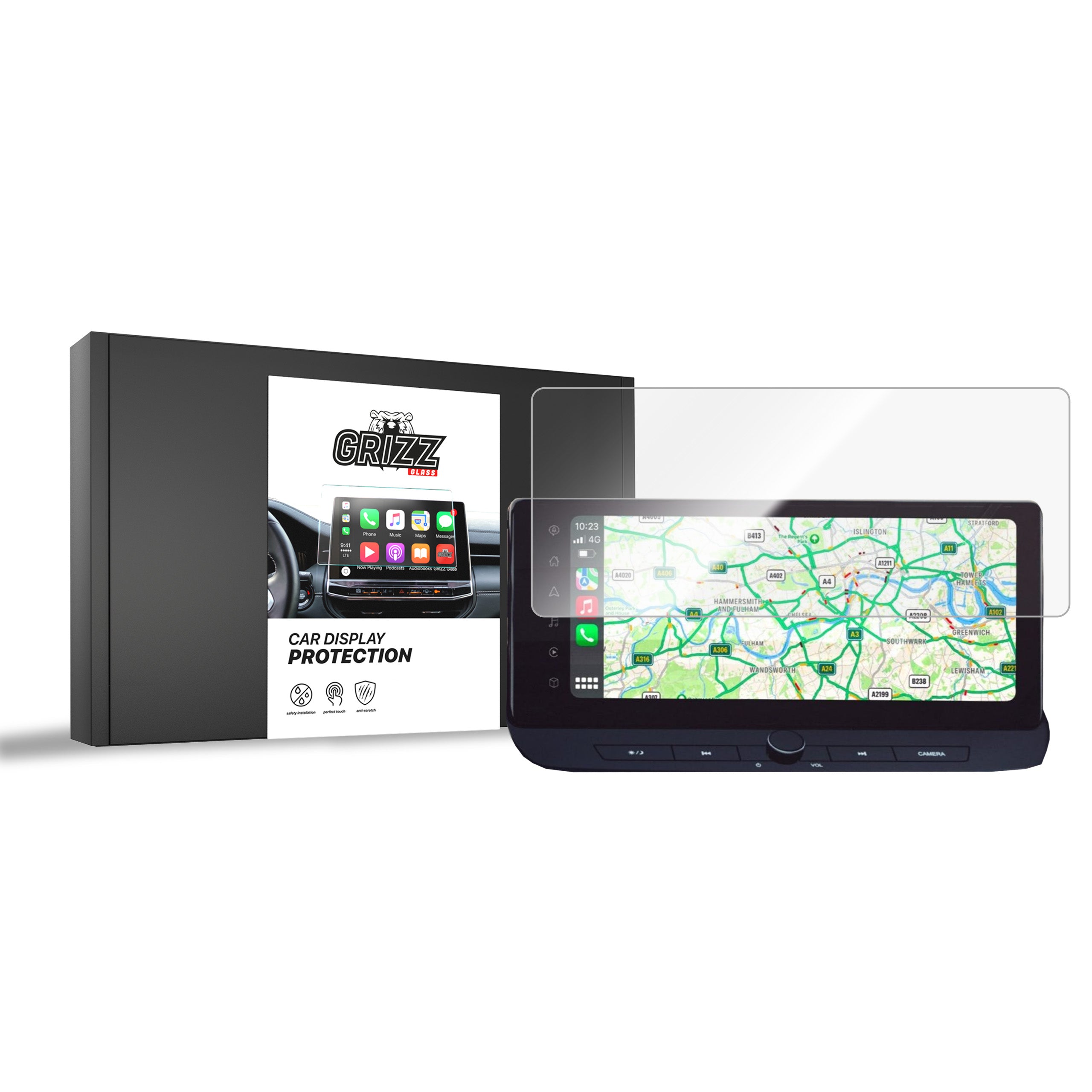Keramische Autodisplayfolie für Mitsubishi Outlander 12,3" (2024-2026), Grizz Protector