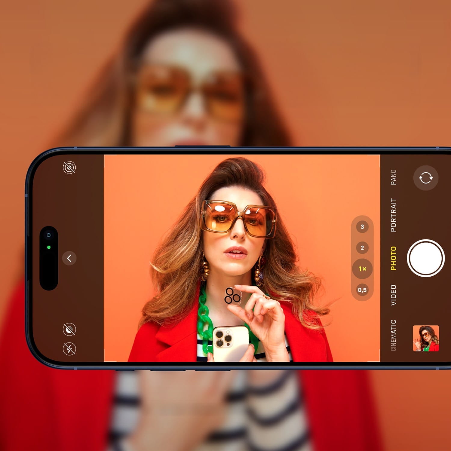 Gehärtetes Glas für die Kamera PanzerGlass Picture Perfect für iPhone 15 Pro Max
