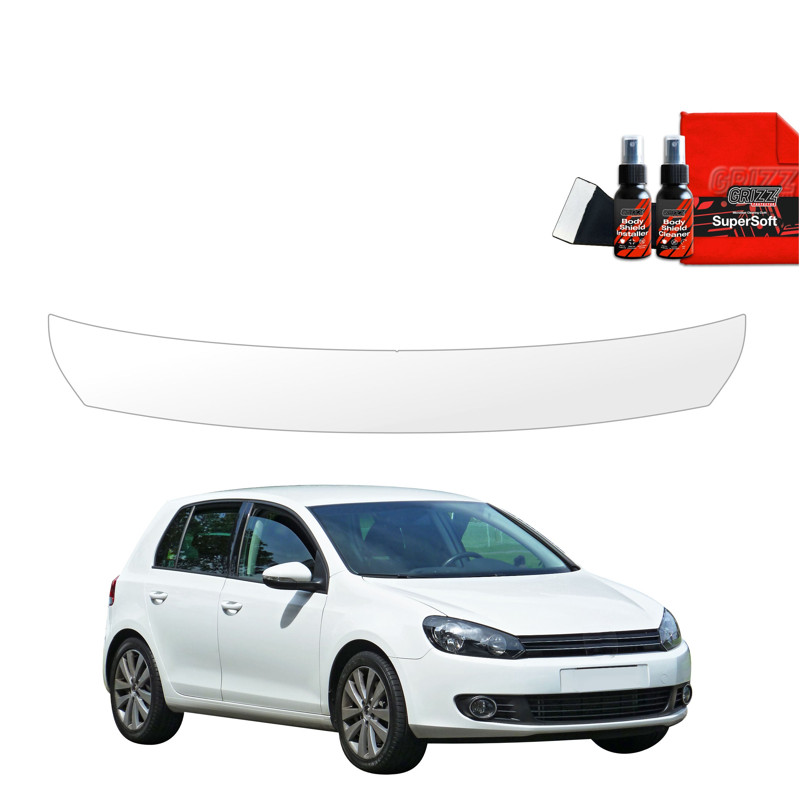 Schutzfolie Grizz Protector für Ladekante - Volkswagen Golf 6 Hatchback 5D (2008-2013)
