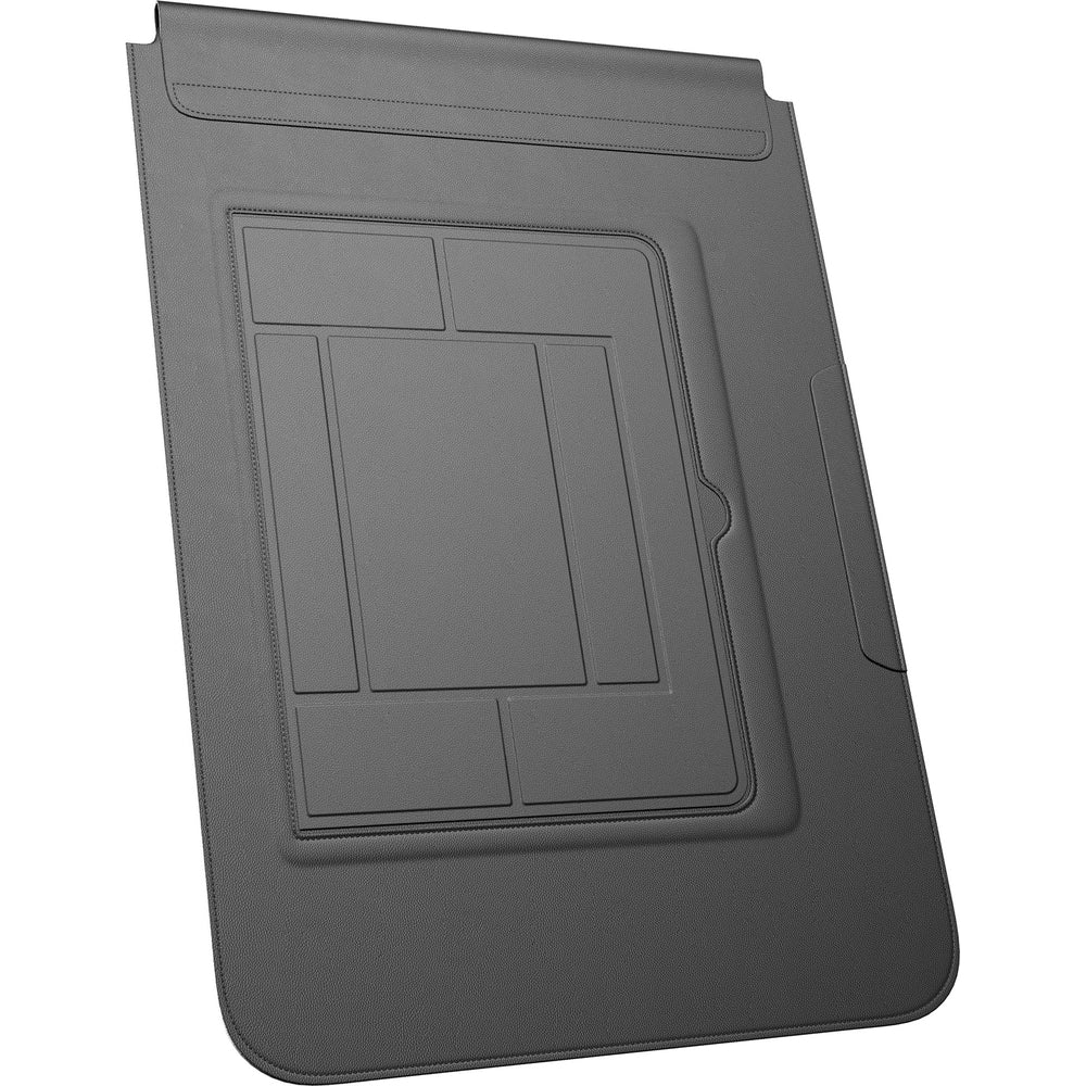 Laptoptasche für 13–14-Zoll-Laptops mit Mauspad und Ständerfunktion, Allity ALS-100, Schwarz