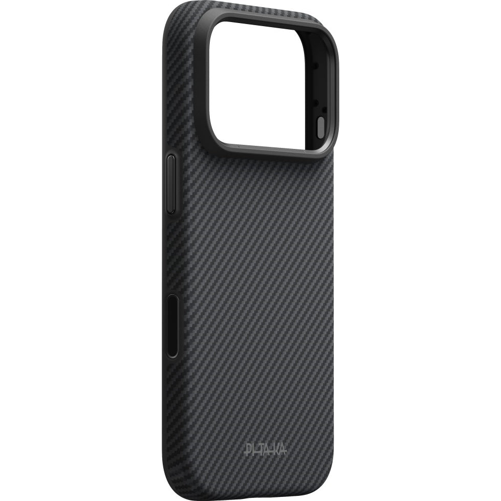 Aramid Handyhülle für iPhone 18 Pro Max / 17 Pro Max, PITAKA Ultra-Slim Case mit MagSafe, Schwarz-Grau (2/10)