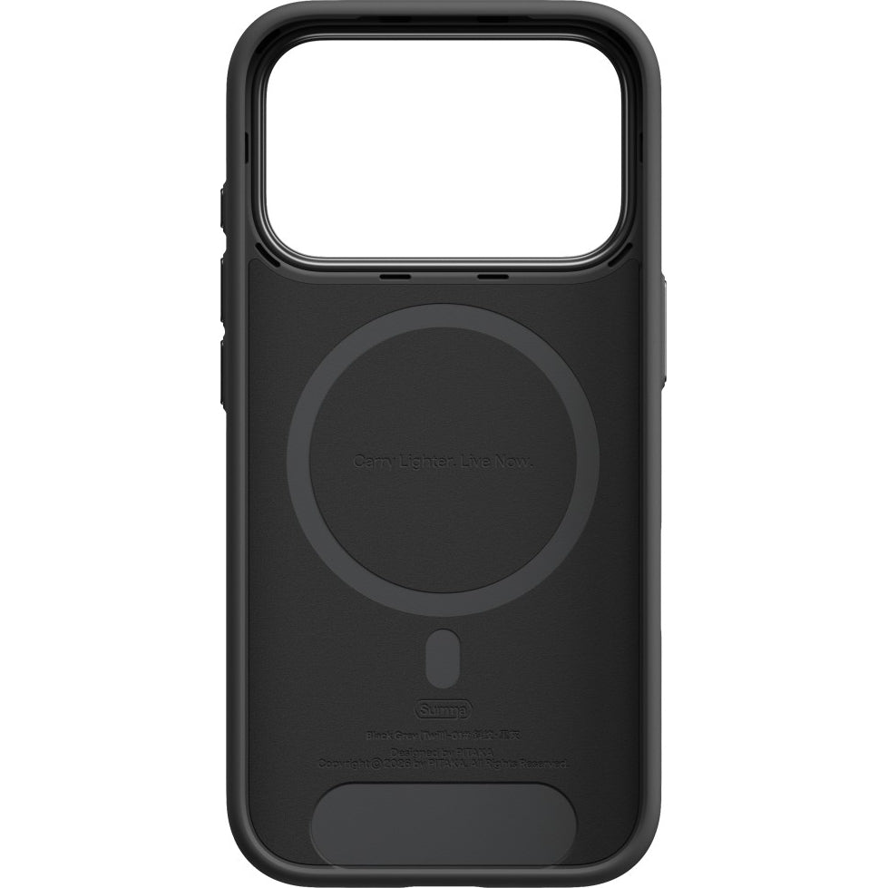 Aramid Handyhülle für iPhone 18 Pro Max / 17 Pro Max, PITAKA Ultra-Slim Case mit MagSafe, Schwarz-Grau (5/10)