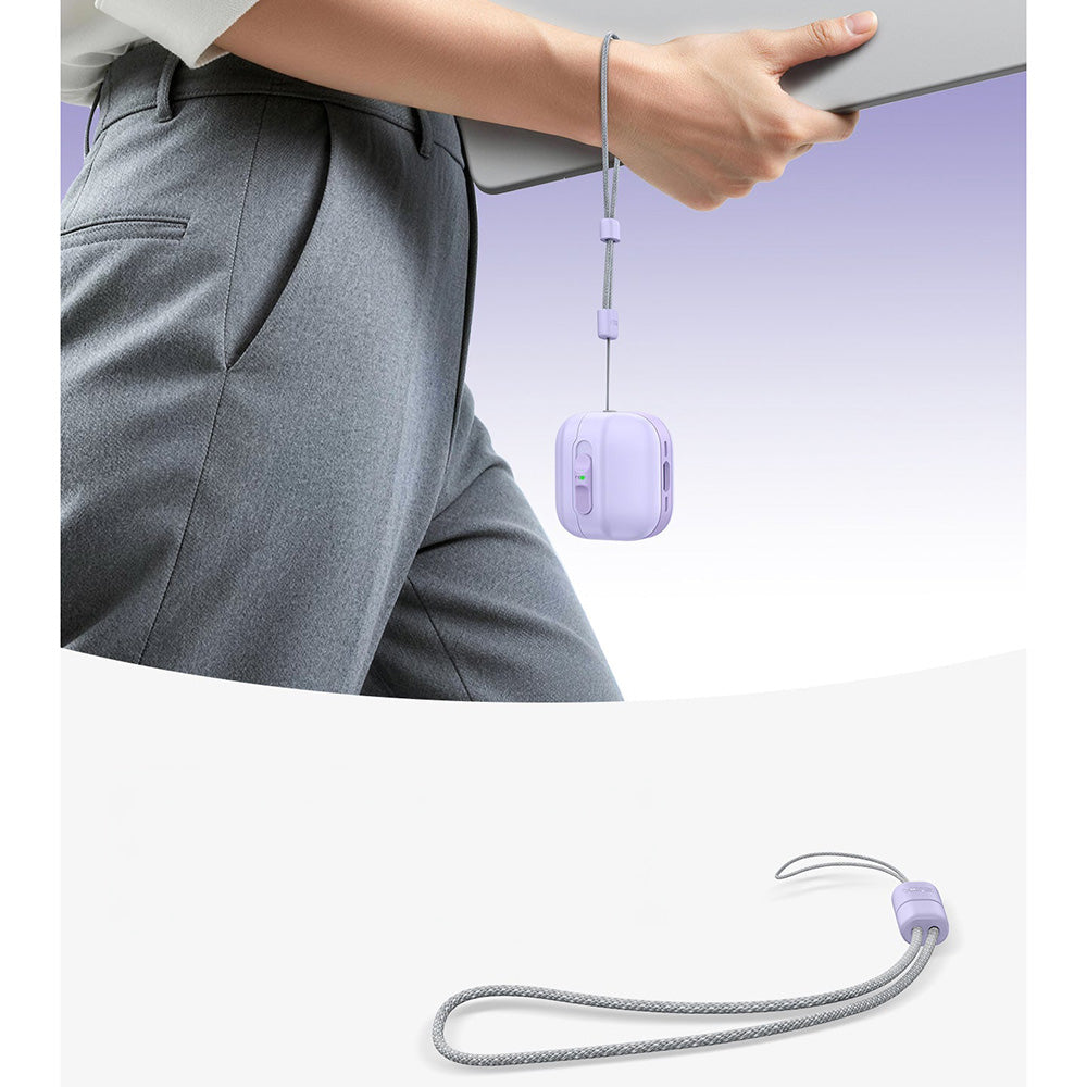 Schutzhülle für Apple AirPods 4, Apple AirPods 5, ESR FlickLock Magnetic Case mit MagSafe, Lavender (8/10)