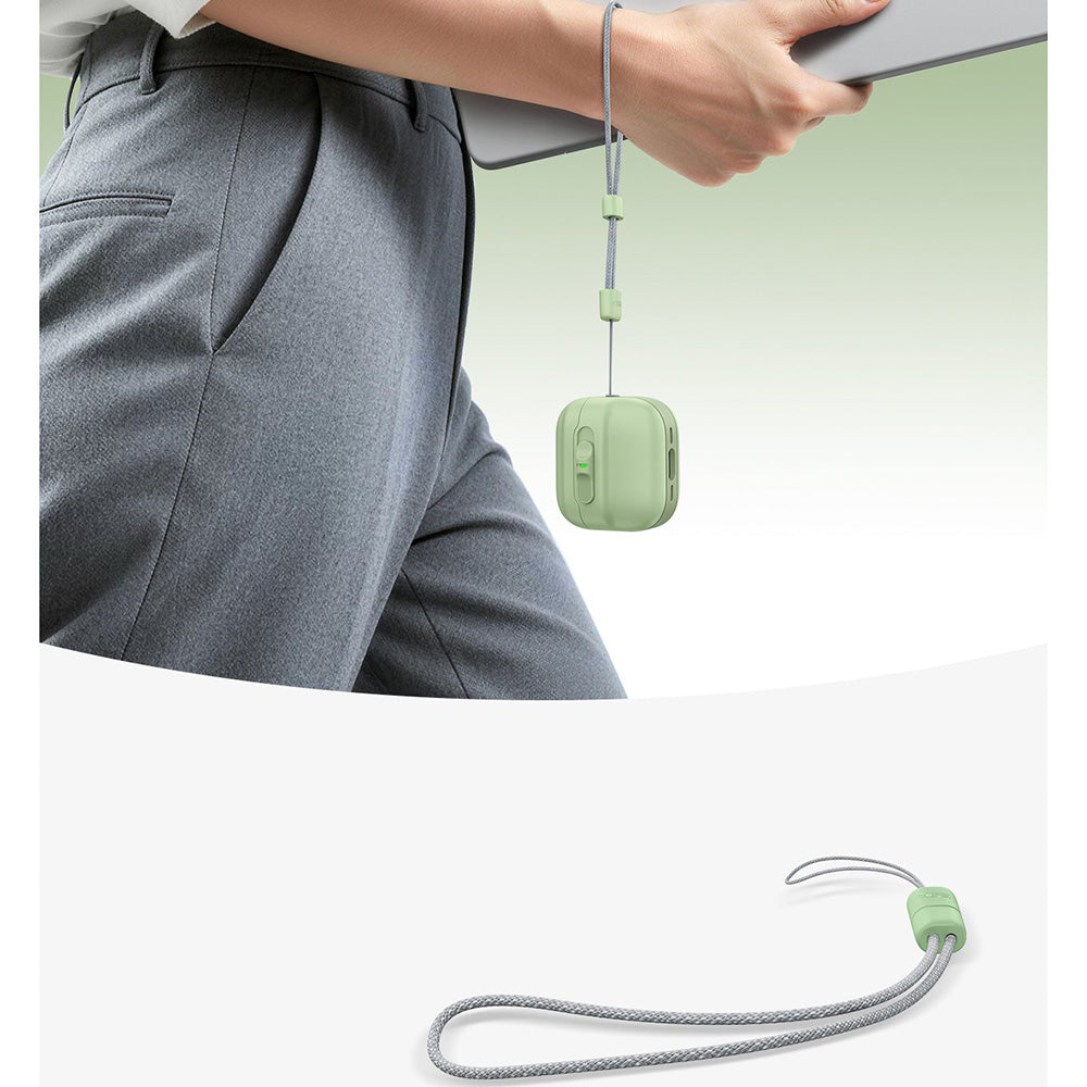 Schutzhülle für Apple AirPods 4, Apple AirPods 5, ESR FlickLock Magnetic Case mit MagSafe, Grün (8/10)