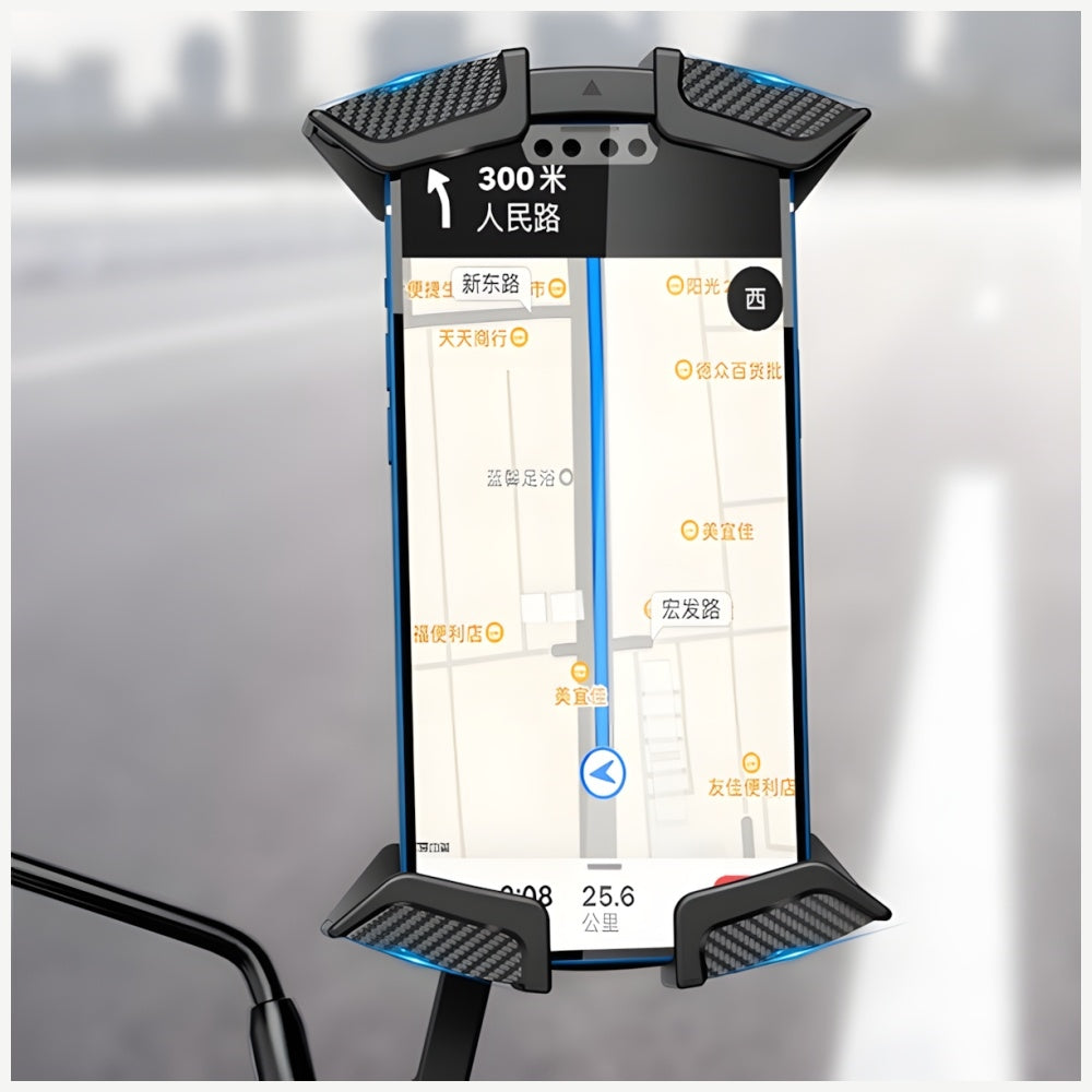 Fahrradhalterung für Handys, AWEI X47, Schwarz