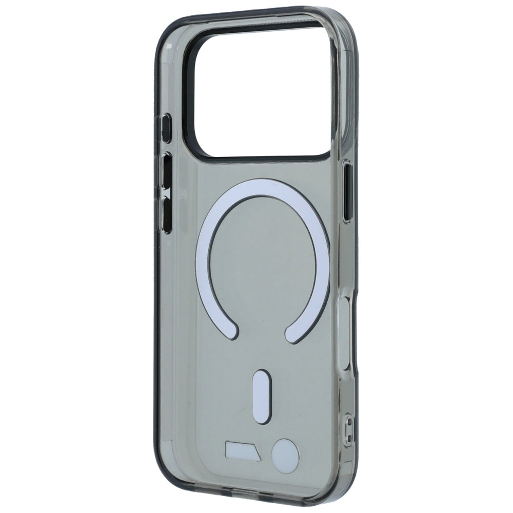 Handyhülle für iPhone 18 Pro / 17 Pro, BMW M IML Frosted Metal Logo Trims MagSafe, Schwarz-Transparent (4/8)