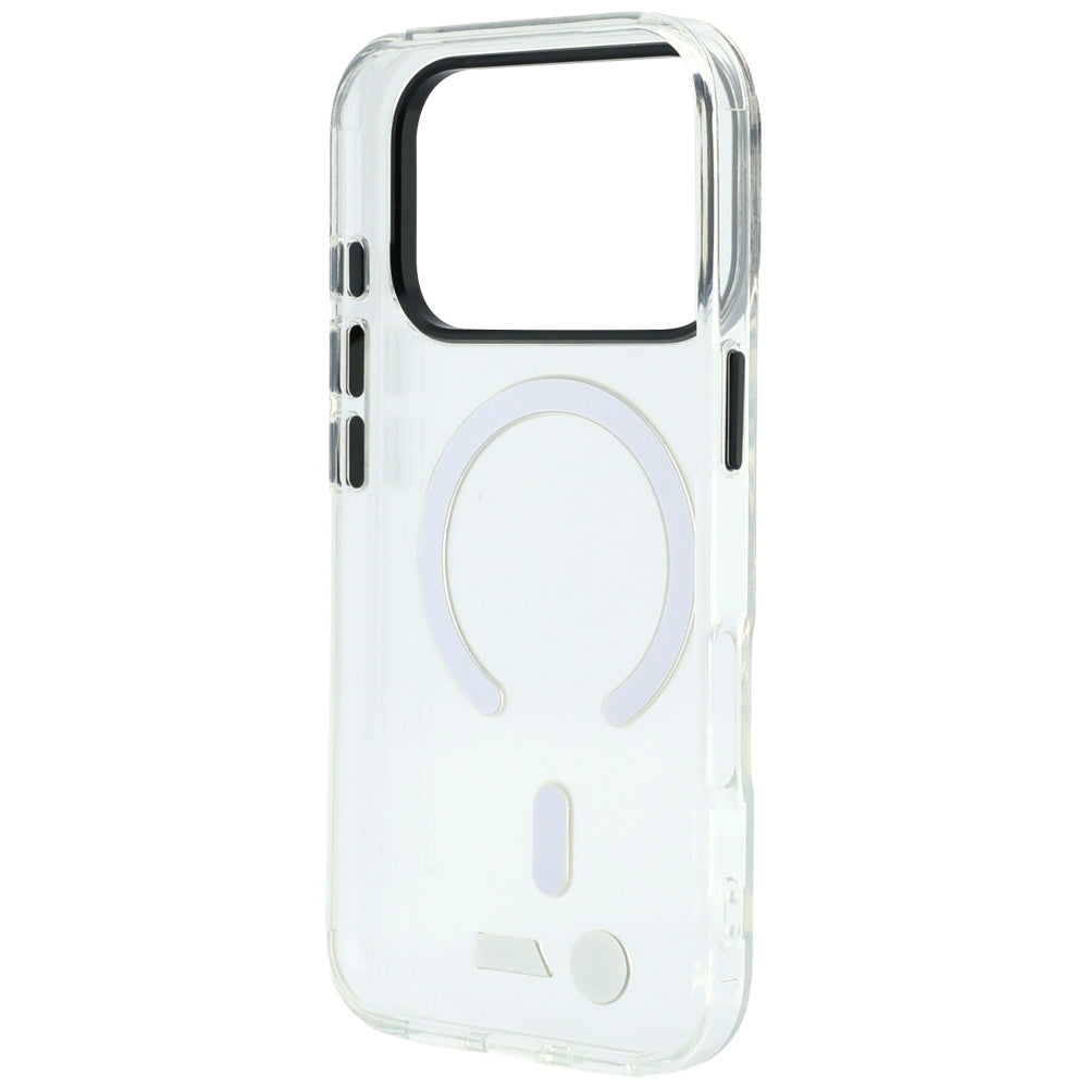 Handyhülle für iPhone 18 Pro Max / 17 Pro Max, BMW M IML Frosted Metal Logo Trims MagSafe, Transparent (4/8)